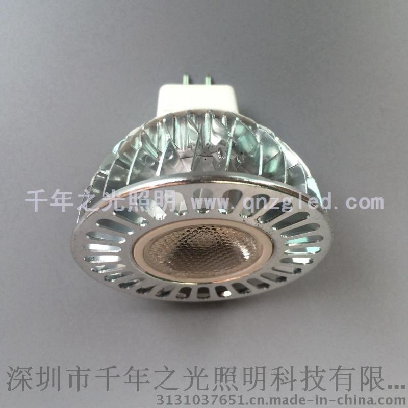 廠家直銷 調光白色 LED 射燈 MR16 SD-3W